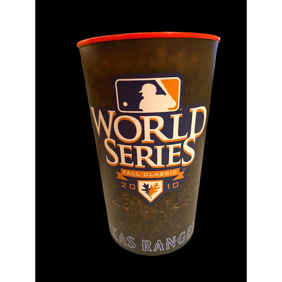 Texas Rangers World Series 2010 Cup Large Plastic Collectible MLB Fall Classic - Picture 3 of 6
